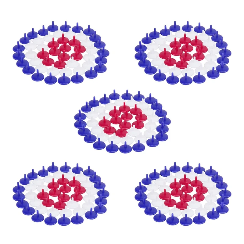 

250 PCS Golf Ball Marker 18mm Random Color