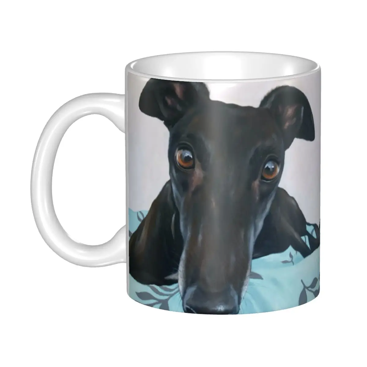 

Кофейные кружки Greyhound «сделай сам», керамическая кружка с изображением собаки, креативный подарок