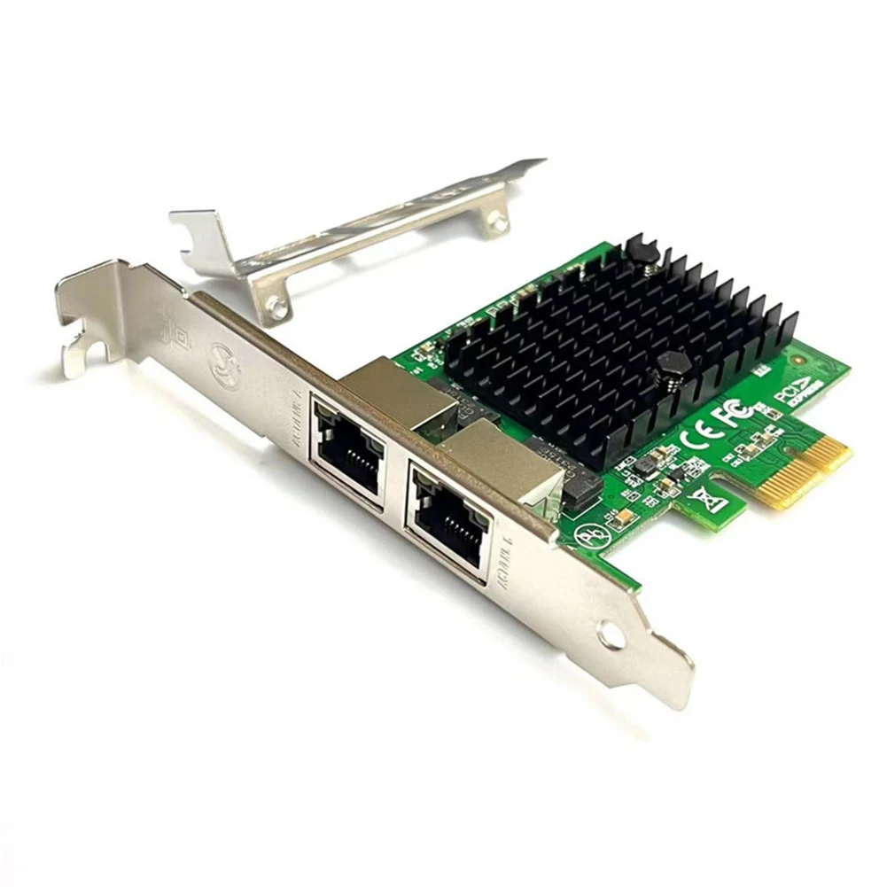

1000Mbps/2.5Gbps RJ45 Network Adapter PCIe PCI Express Gigabit Etherent Network Lan Card RTL8125 Chip Dual Port