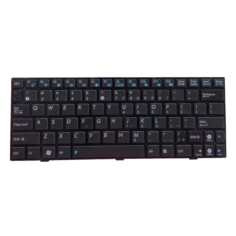 

New English Laptop Keyboard with Frame For Eee PC EPC1000PEB US Version