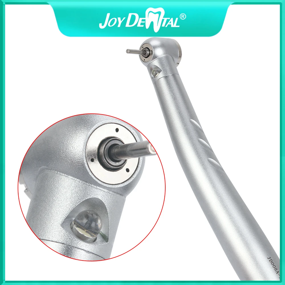 Dental E-generator LED High Speed Stainless steel bearing Push Button Standard Head 3 Spray Handpiece Autoclavable 2/4holes