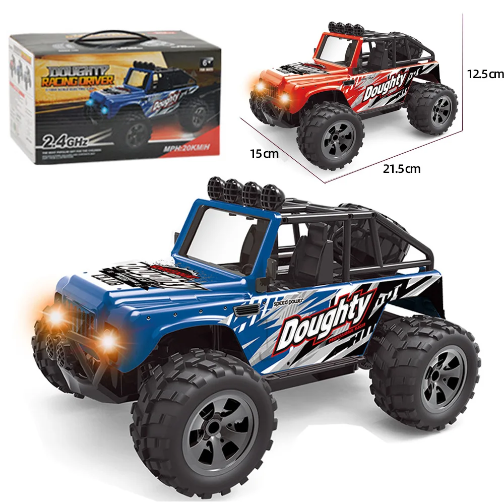 

New Arrival 4WD 1/18 RC Car With Led Lights 2.4G Radio Remote Control Car Off-Road Trucks Toys For Boys Children Gifts