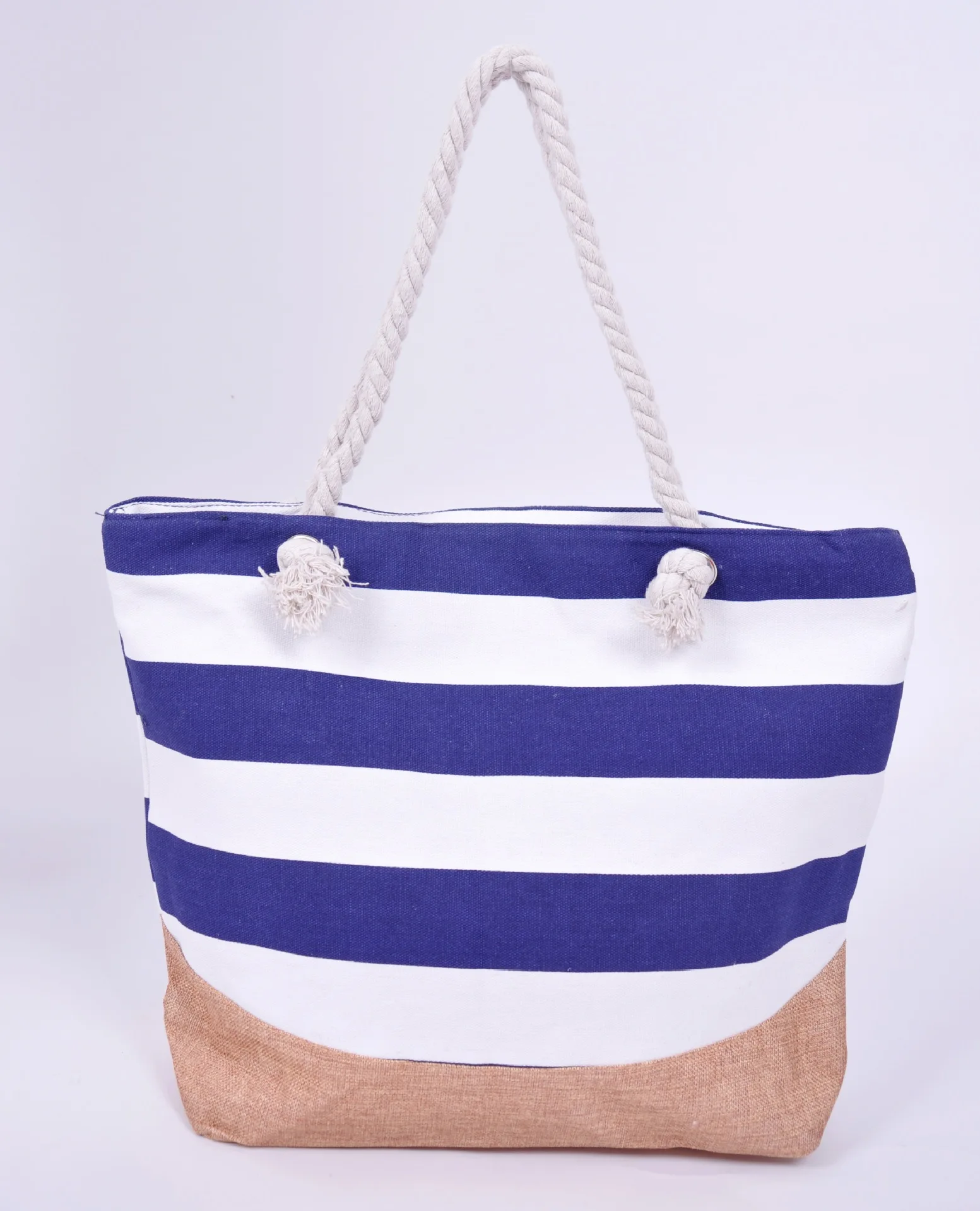 New 2018 Linen Canvas Patchwork Large Beach Bag Packaging Travel Bag Beach Bag