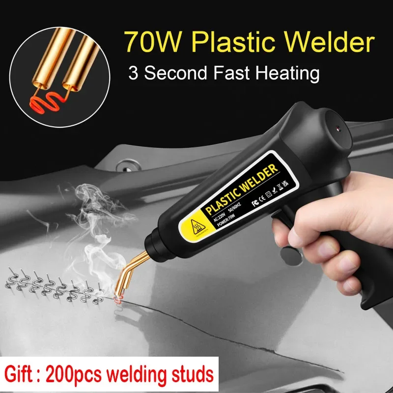 

Сварочный степлер, сварочный аппарат, паяльник для пластиковых скоб, ремонтная машина из ПВХ, инструмент для ремонта автомобильного бампера со шпилькой 200 шт.