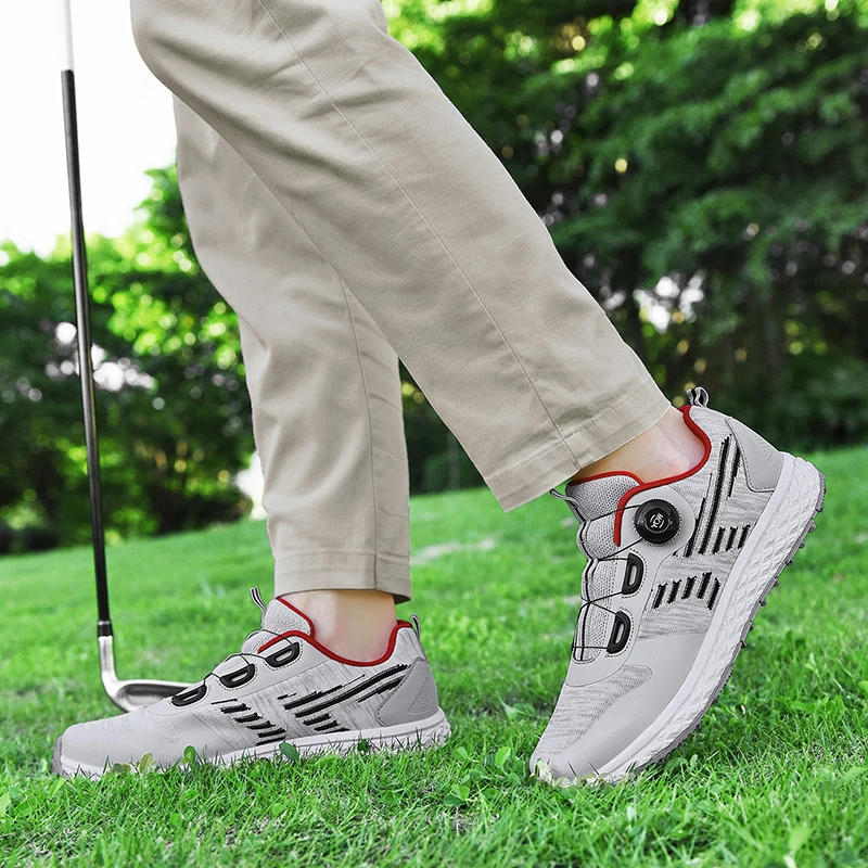 New Mesh Golf Shoes Men Comfortable Golf Sneakers Outdoor Non-Slip Golfer Sneakers