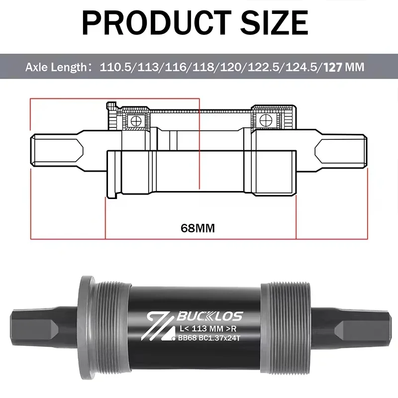 BUCKLOS 104/64BCD Велосипедный шатун 2*10S 26T 38T Велосипедная двойная звездочка Набор