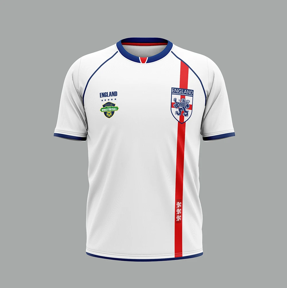 

England Football Jersey Sports Men's T-shirt Oversized T Shirt for Men Brand Man Tshirt Football Team Shirt Casual Streetwear