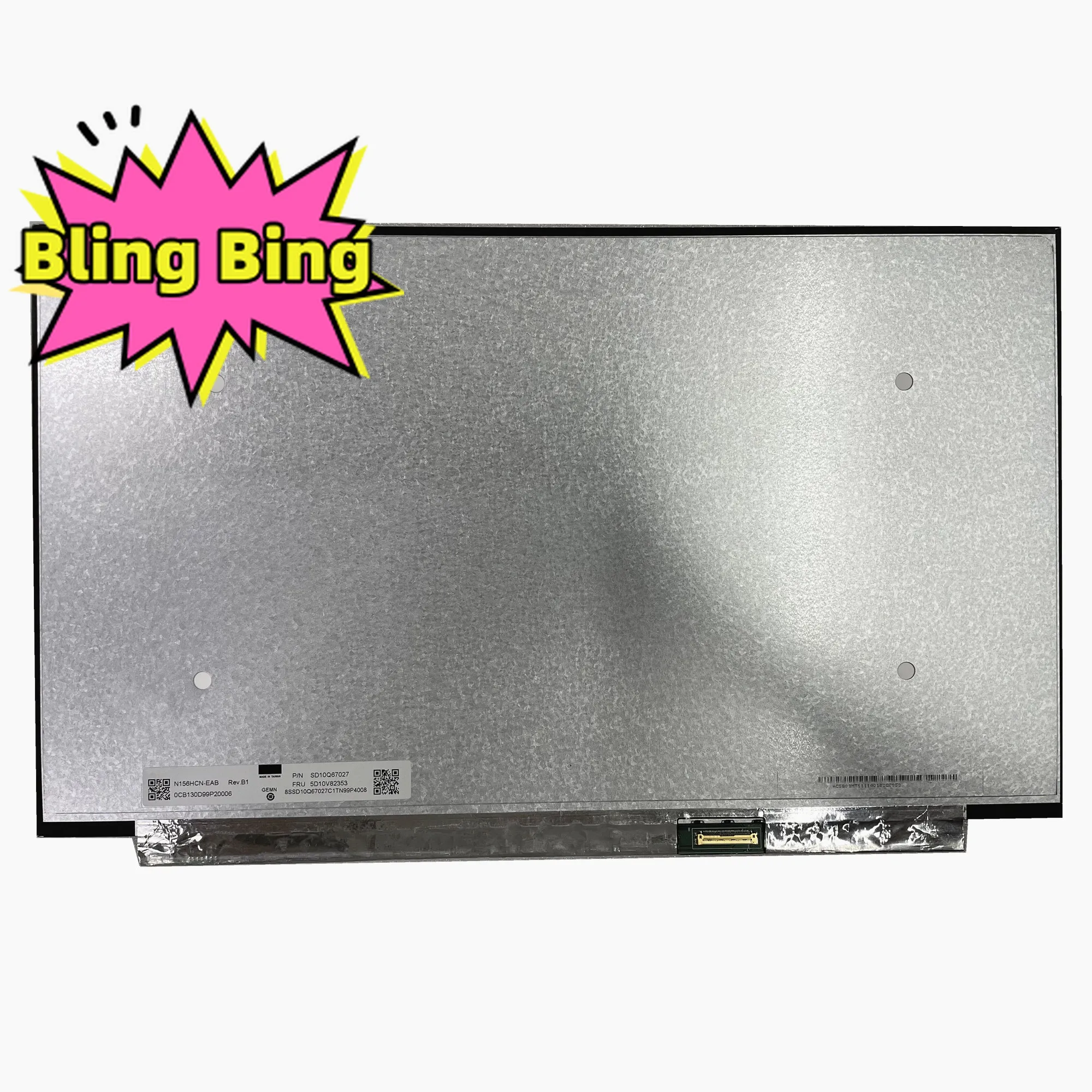 

N156HCN-EAB 15,6 ”EDP 1920 × 1080 40pins 60HZ FHD Matte Display Panel LCD Touch Screen Laptop