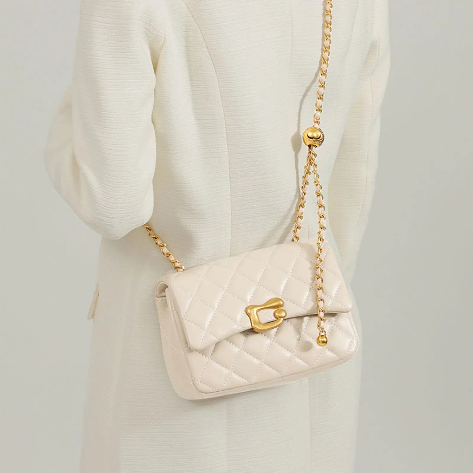 ITAMOOD мини сумка на цепочке из овечьей кожи оригинальный дизайнерский бренд