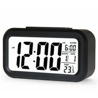 hot sale led digital alarm clock backlight snooze mute calendar desktop electronic bcaklight table clocks desktop clock