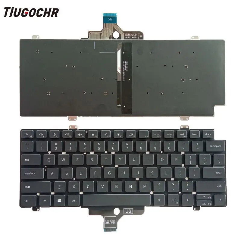 

NEW Dell Latitude 14 7410 2 in 1 US English Keyboard Backlit P/N-GMM47