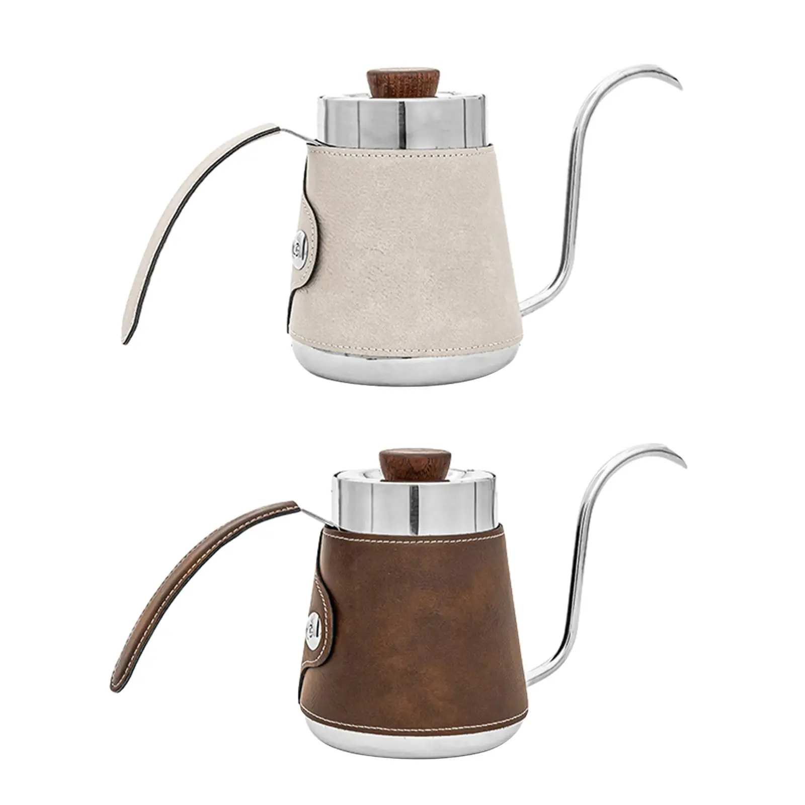 

Pour over Drip Pot 600ml Gooseneck Coffee Kettle for Hotel Entertain Camping
