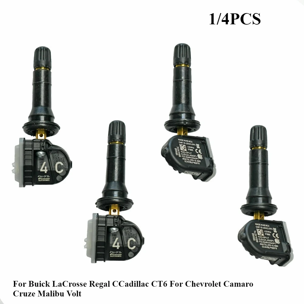 

1/4 шт. 3516165 TPMS датчик давления в шинах для Buick LaCrosse Regal CCadillac CT6 для Chevrolet Camaro Cruze Malibu Volt 13598773