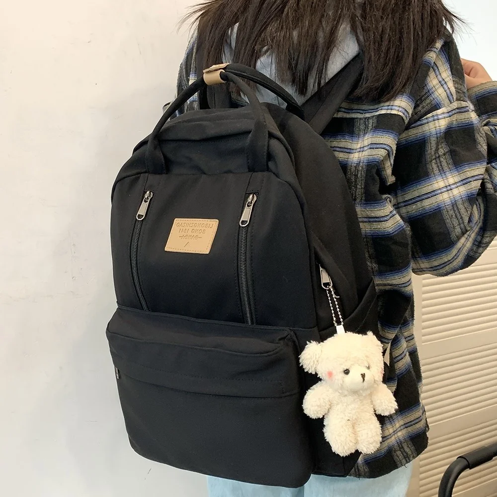 

Модный рюкзак в Корейском стиле, школьные ранцы для женщин и девушек, сумка на плечо в стиле Харадзюку, вместительные школьные рюкзаки
