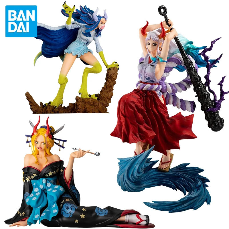 

Bandai Glasses Factory Original One Reward EX One Piece Ba Huang Yamato Anime Peripheral Toys Gift Ornaments Figure Model