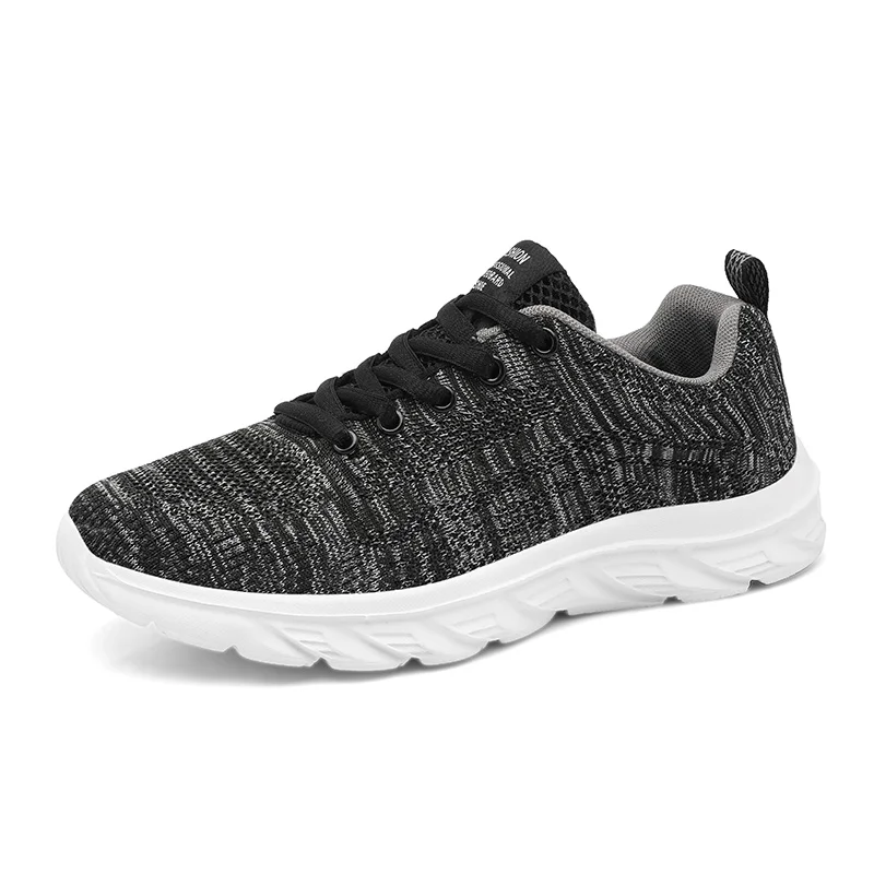 

Lightweight Men's Sneakers 2022 New Fashion Breathable Men Shoes Soft Mesh Spring Lace-up Flat Walking Male Shoes For Men