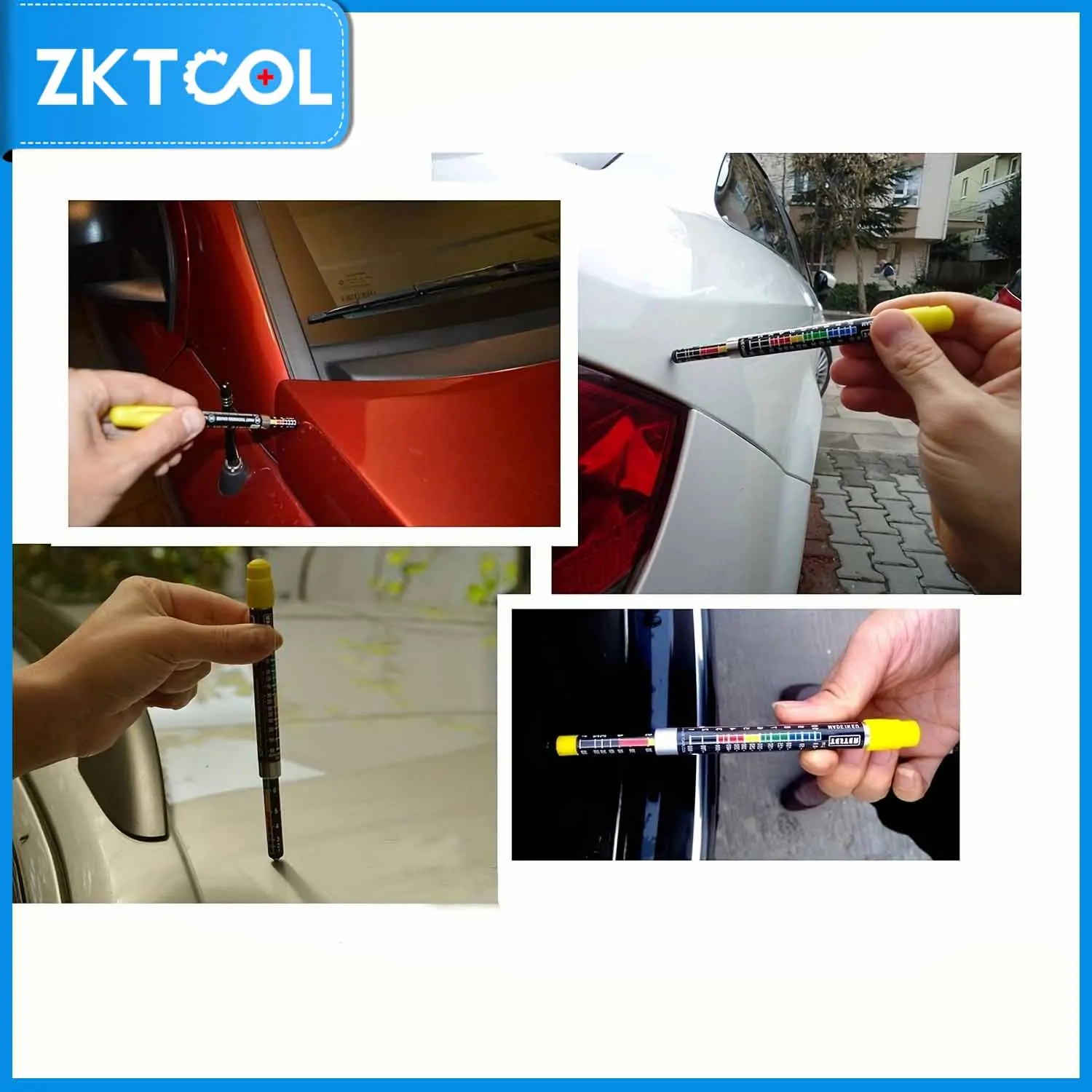 Прибор для измерения толщины краски портативный прибор проверки лакокрасочного