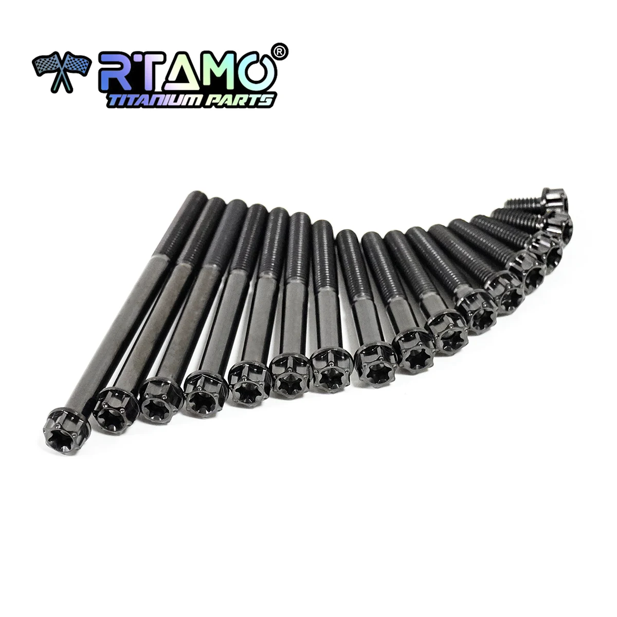 

RTAMO Титановый болт M6X10/15/20/25/30/35/40/45/50/55/60/65/70/75/80/90 мм Torx для мотоцикла