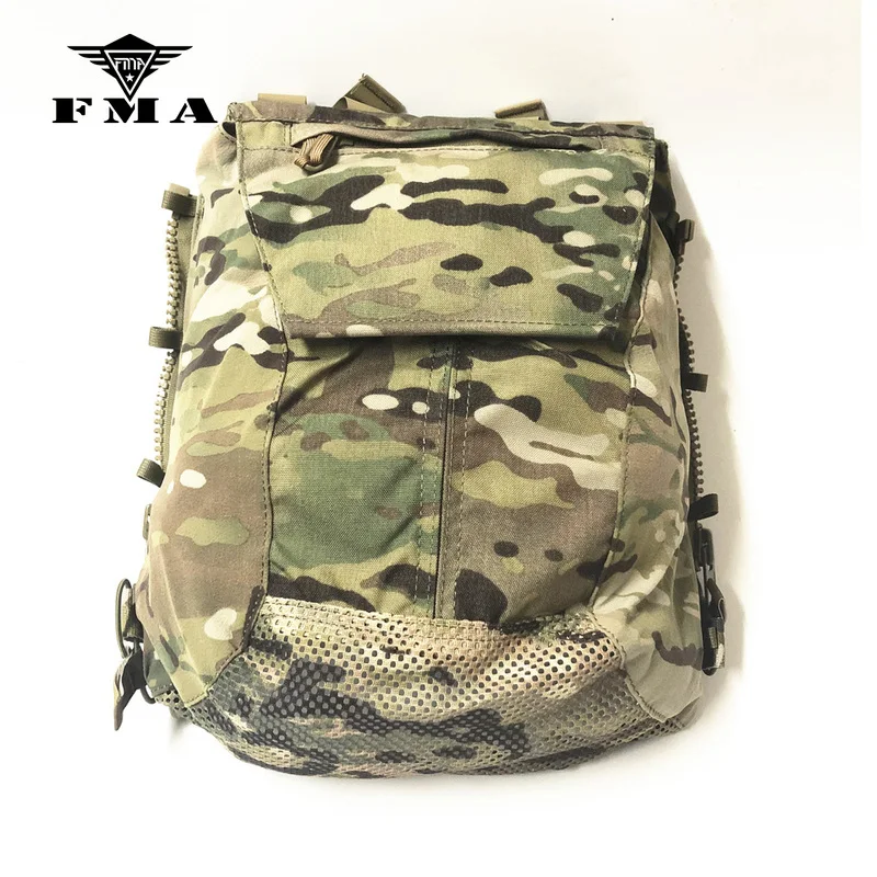 

FMA Tactical Vest Zipper-on Panel Multicam CPC AVS JPC2.0 Pouch Shooting Military Vest Plate Carrier Bag