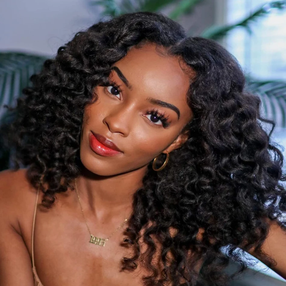 Парик короткий из 100% натуральных человеческих необработанных волос на сетке 4x4, 12 а