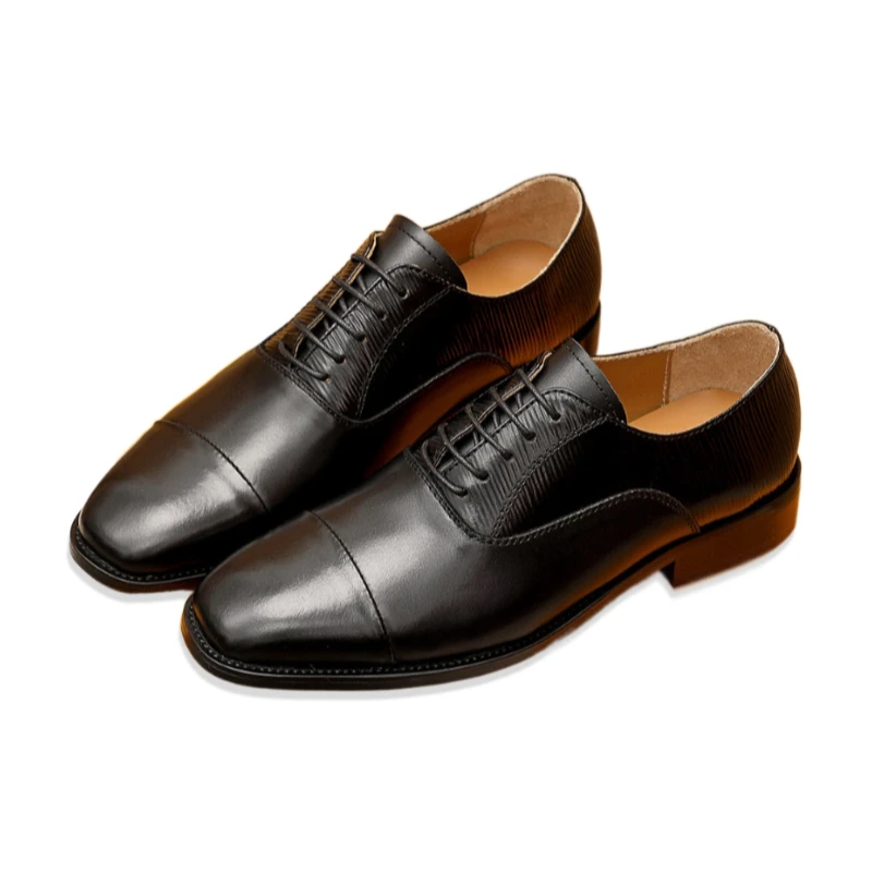 

Eioupi Classic Calfskin Leather Cowhide Lining Men's Business Dress Shoes