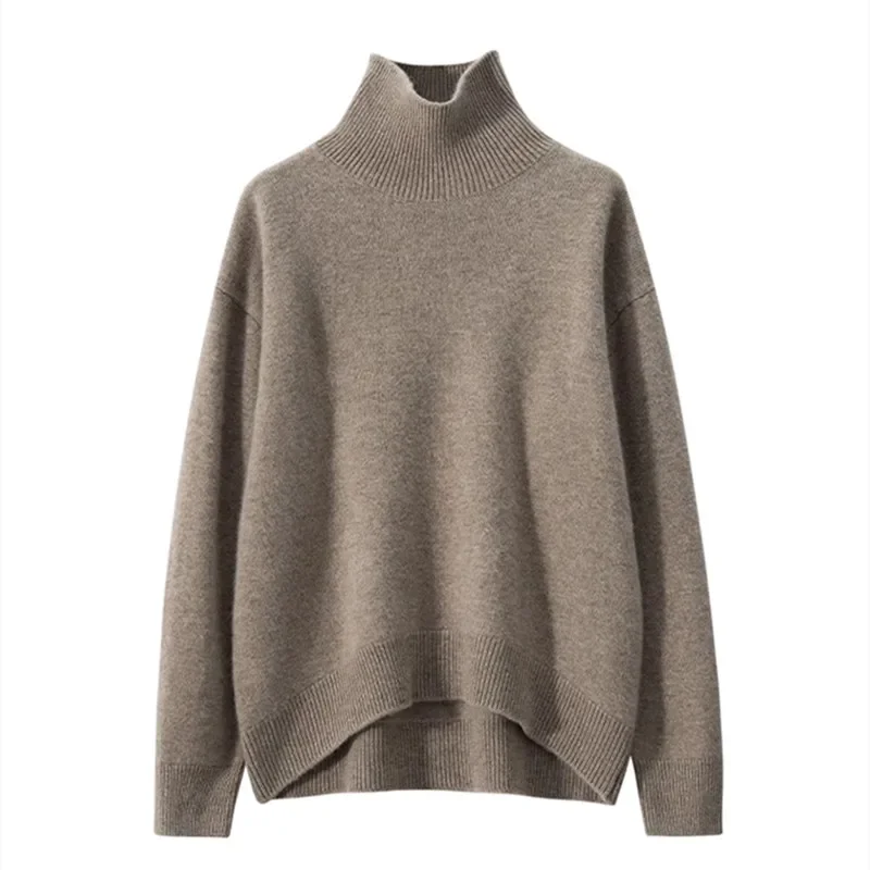 Роскошный повседневный стиль по индивидуальному заказу водолазка вязаный