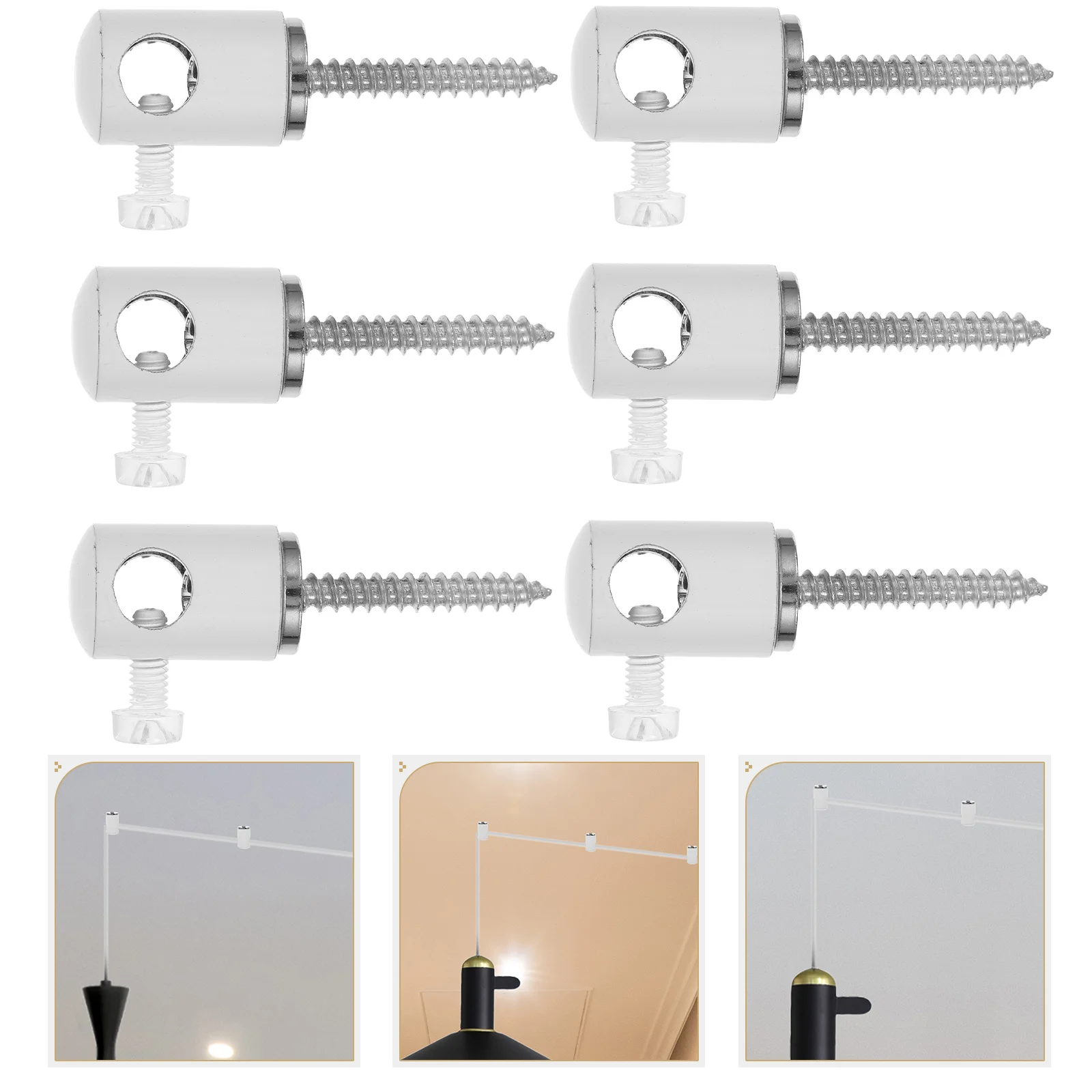 

6pcs Swag Hook Light Hanging Hook Diy Pendant Light Hanging Hook Accessory