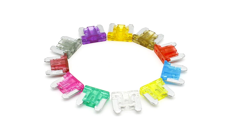 110 шт./упаковка, набор автомобильных предохранителей для лодки, 2 А, 3 А, 5 А, а, 10 А, 15 А, 20 А, 25 А, 30 А, 35 А, 40 А