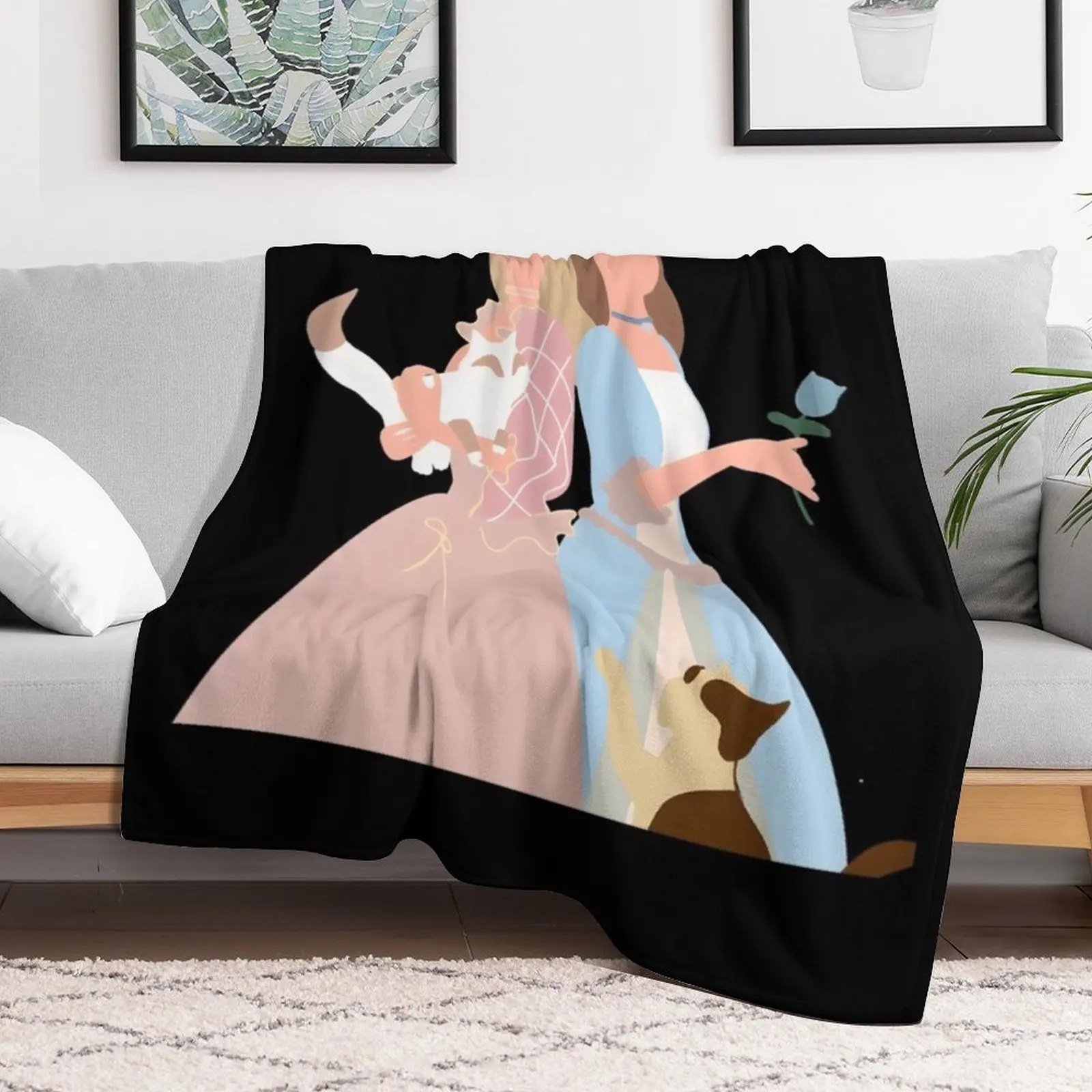 Пуловер Принцесса и пауэр толстовка одеяло одеяла для дивана на заказ