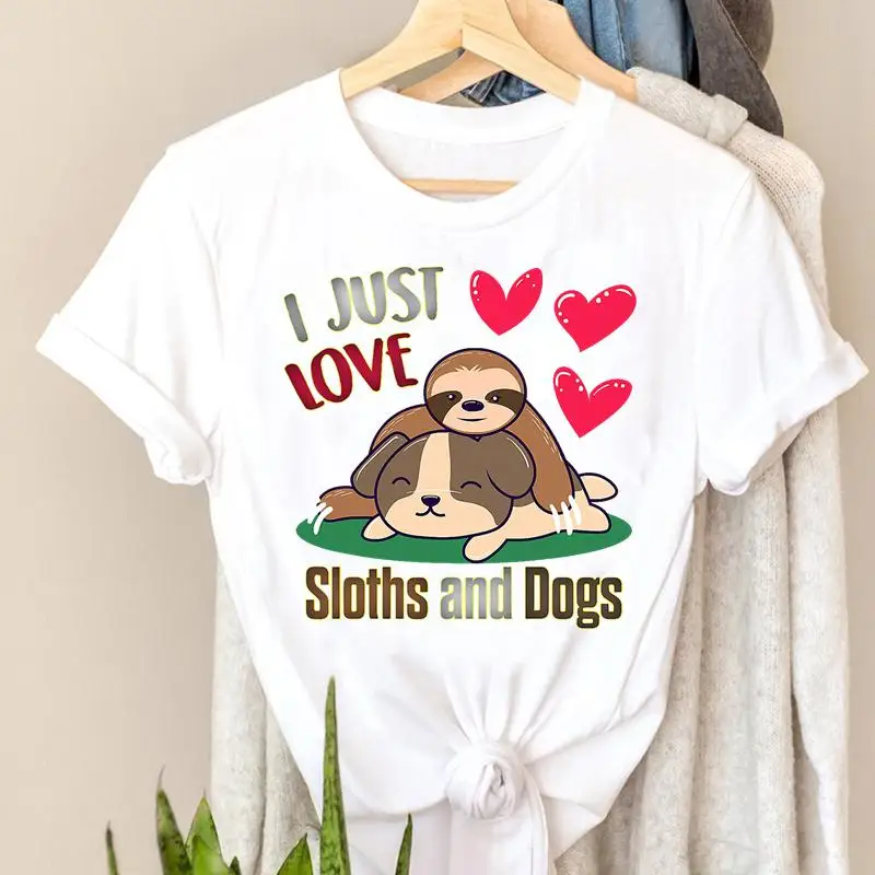 Женские футболки для ленивого Дня Святого Валентина женская одежда с коротким