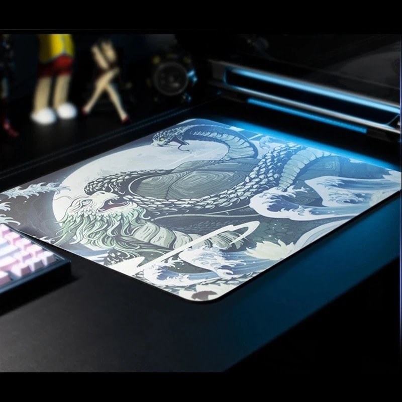 

480×400mm Mousepad Esports Tiger Wuxiang Series Gaming Mouse Pad North Tortoise Flexible Rubber Mat 3mm Anti-Slip Dropshipping