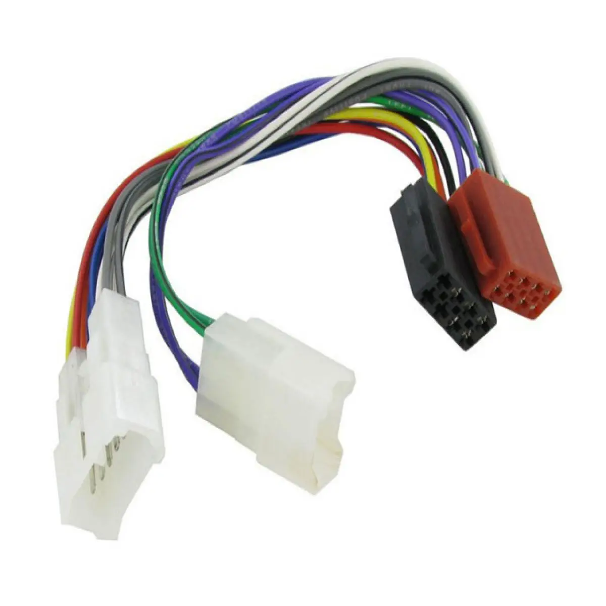 Автомобильный стерео аудио ISO модифицированный шлейф 12 В аудиоплеер кабель