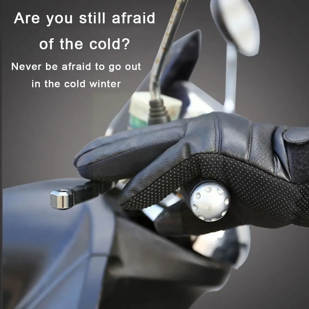 

Winter Motorcycle Heating Gloves Rechargeable Screen Usb Gloves Powered Full Ski Finger Warm Cycling Gloves Waterproof V9n3