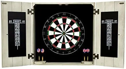 

Solid Wood Dartboard & Cabinet Set