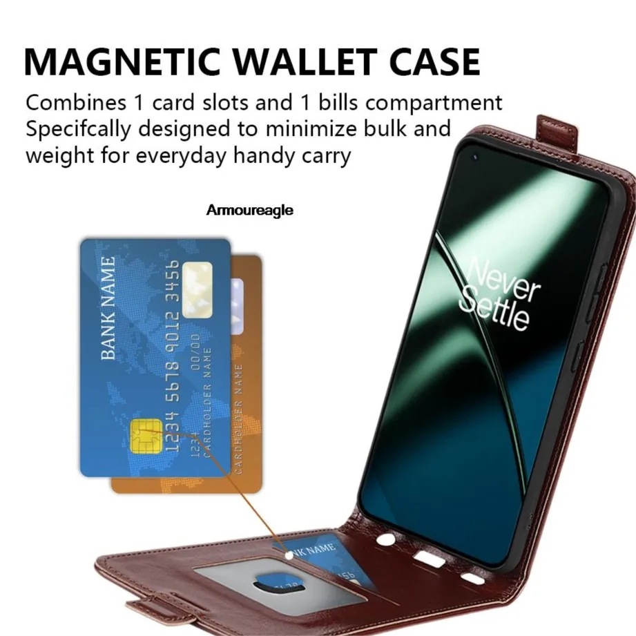 Вертикальный флип-чехол защитный чехол для oneplus 11 5g мягкие кожаные чехлы one plus/1+