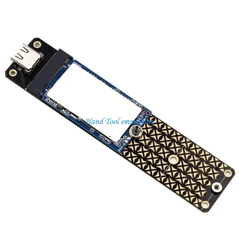 Фото H37F M.2 B SSD-адаптер USB 3.2 Карта расширения JMS580 TYPE C Карта расширения 10 Гбит/с для 2230/2242/2260/2280 №4