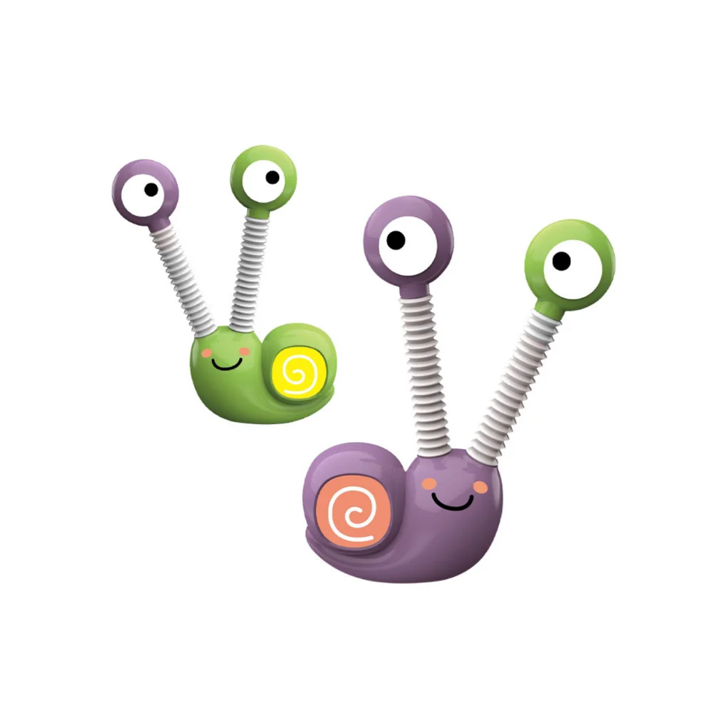 

Snail Decompression Telescopic Pop Tubes Sensory Toy Stress Relieve Bellows Toys For Adult Kids Anti-stress Squeeze Toys Gifts