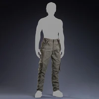 16 scale male figure clothes overalls street pocket classic casual pants accessory model for 12 inches body