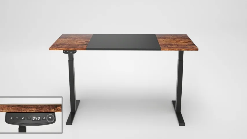 Эргономичная моторизованная двойная квадратная ножка электрическая