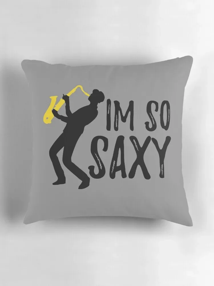 Забавный саксофон Джаз для участников группы I'm So Saxy диванная подушка диванные