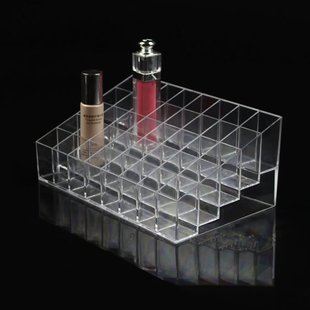 

Lipstick Organizer Lip Gloss Holder Display Stand Case Box Acrylic Storage Makeup Clear Tower Tubes Jewelry