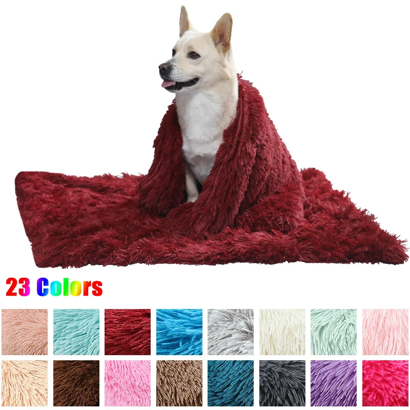 

Plush Cat Dog Bed Blankets Warm Pet Mat Pet Sleeping Bed for Dogs Cats Kitten Nest Pad Puppy Kennel Home Rug Cat Dog Accessories