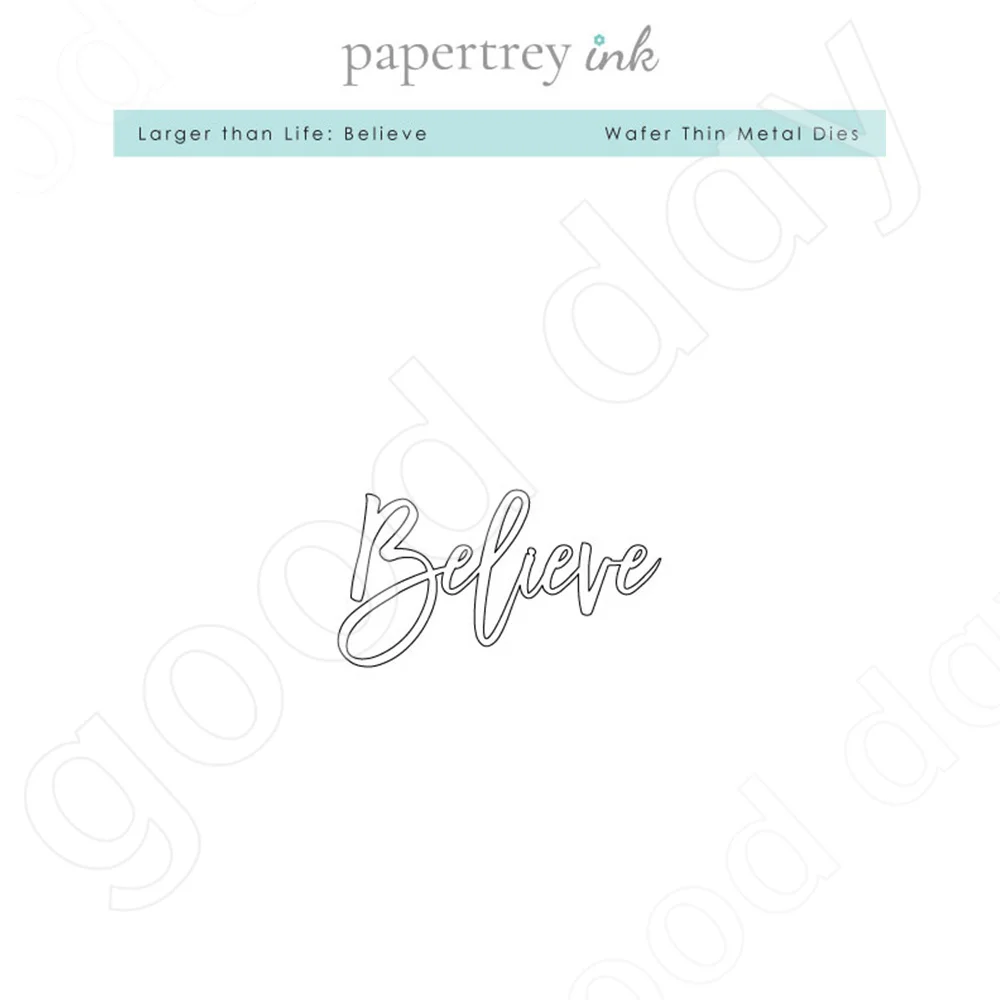 

Believe Metal Cutting Dies Scrapbook Diary Decoration Embossing Template Diy Greeting Card Handmade Hot Sale 2022 New Arrival