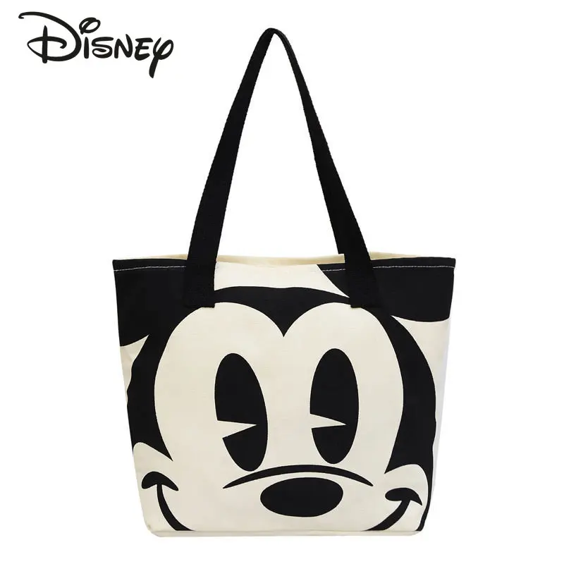 Disney Mickey Women's Bag Fashion Large Capacity Casual Shoulder Bag Cartoon High Quality Versatile Eco Friendly Shopping Bag