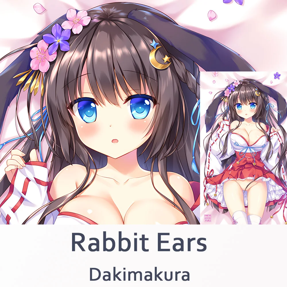 Rabbit Ears Mai Waifu Is SAIKO Dakimakura Pillow Case Anime Cosplay Hing Body Accessories Gifts