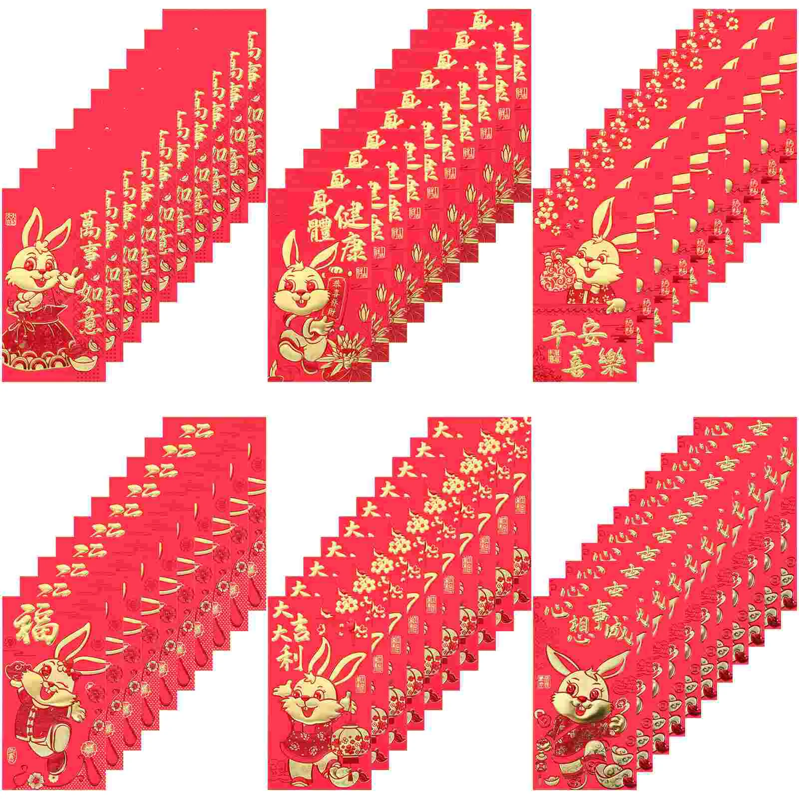 

Red Envelopes Money Year Chinese Envelope Packet New Rabbit Packetsfestival Spring Wedding Hong Pocket Bao Luck Bunny Luckythe