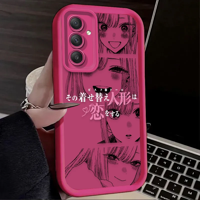 Фото Милый чехол для телефона Game Kitagawa Marin для Samsung Galaxy A05S A54 A05 A34 A24 A14 A53 A33 A23 A13 A52 A52S A32 A22 A12 A71 A51 A31 №5