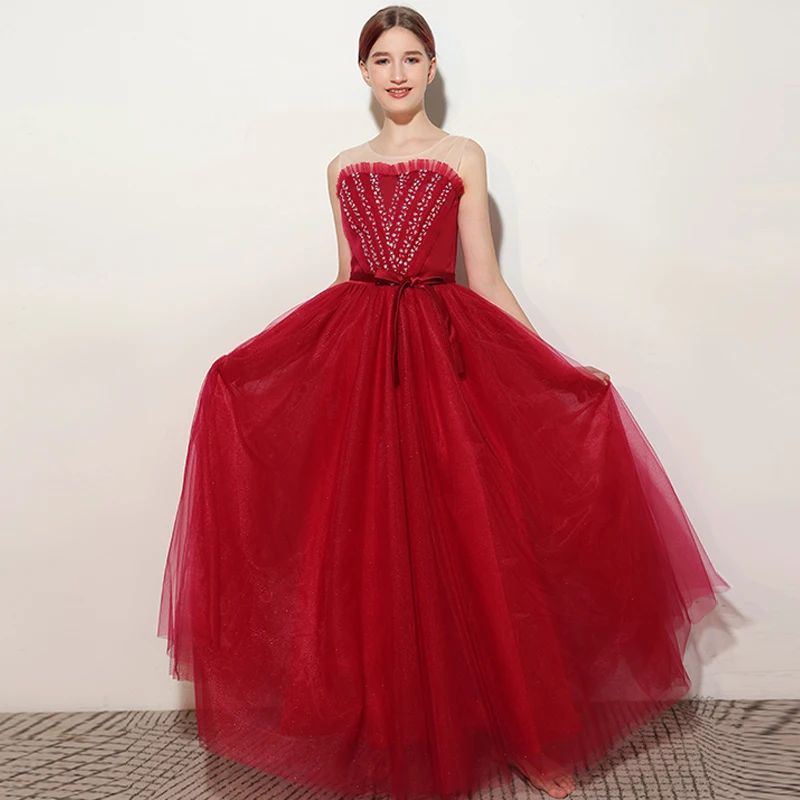 

Новинка 2023, индивидуальное вечернее платье для девочек, милое бальное платье без рукавов для выпускного вечера