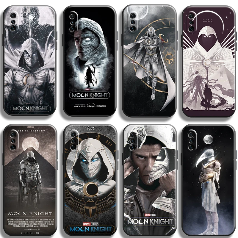

Marvel Moon Knight Phone Case For Xiaomi 11 Lite Pro Ultra POCO X3 M3 Pro NFC F3 GT Silicone Cover Black Smartphone ShockProof