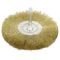 1pc 100mm steel wire wheel brushes for metal rust removal polishing brush steel rotary brush for mini drill rotary tool